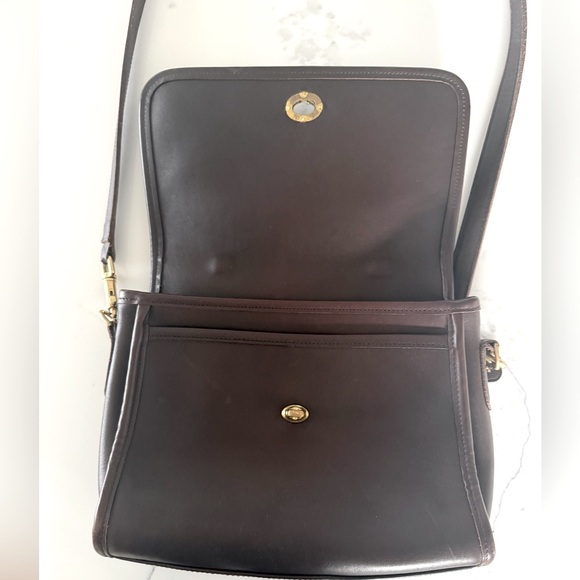Coach vintage shoulder bag in mahogany 9870 - Picture 6 of 14